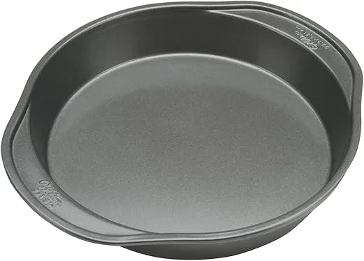 Wilton Perfect Results Nonstick Round Cake Pan, 9 by 1.5-Inch, Silver