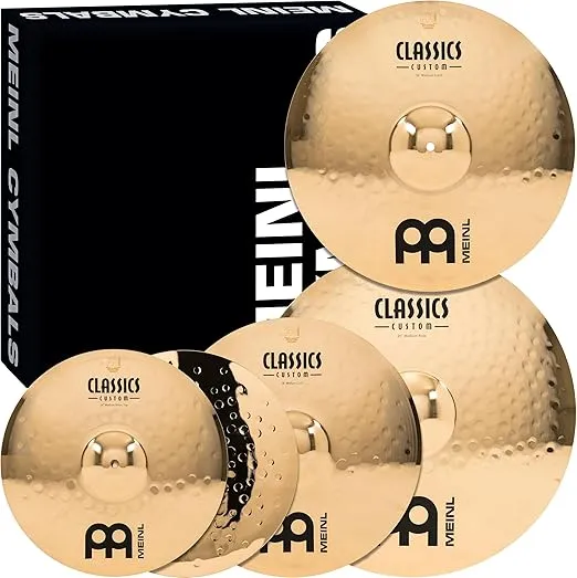 Meinl Cymbals CC-141620+18 Classics Custom Bonus Pack Cymbal Box Set with 18" Crash