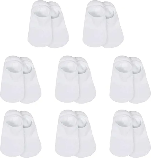 Gerber Baby 8-Pack Wiggle-Proof No Show Socks