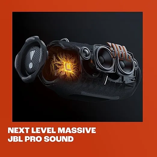 JBL Xtreme 4 - Portable Bluetooth Speaker, Powerful Sound and Deep Bass, IP67 Waterproof, 24 Hours of Playtime, Powerbank, PartyBoost for Multi-Speaker Pairing (Black)