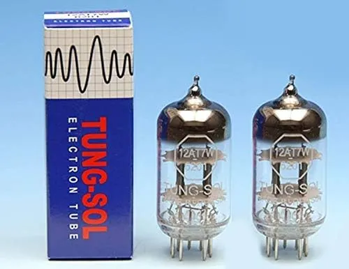 Brand New Tung-Sol Reissue 12AT7 6201 ECC81 GAIN MATCHED Pair (2) Vacuum Tubes