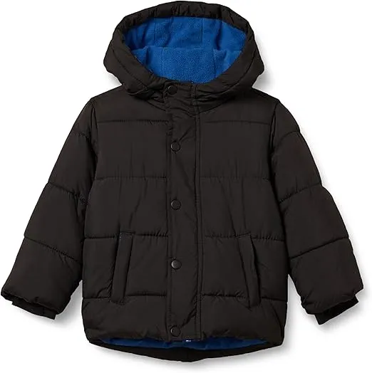 Amazon Essentials Babies, Toddlers, and Boys' Heavyweight Hooded Puffer Jacket