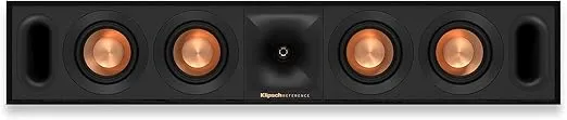 klipsch Reference Next-Generation R-30C Horn-Loaded Center Channel Speakers for Crystal-Clear Home Theater Dialogue in Black