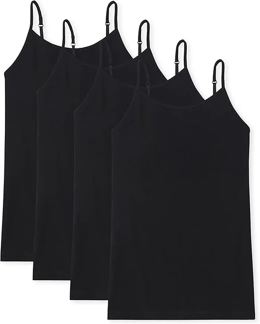 The Children's Place Girls Basic Camisole, 4 Pack