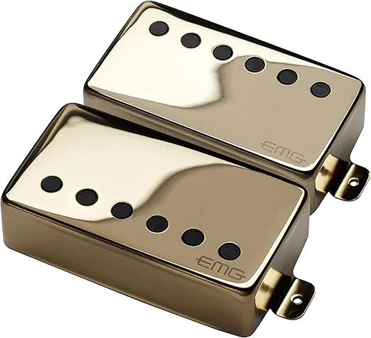 EMG JH James Hetfield Electric Guitar Pickup Set, Gold