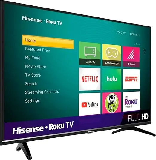 Hisense 40-Inch Class H4 Series LED Roku Smart TV with Alexa Compatibility (40H4F, 2020 Model)