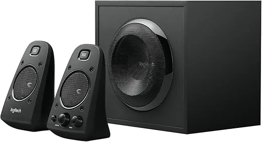 Logitech Z623 400 Watt Home Speaker System, 2.1 Speaker System - Black