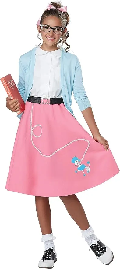 California Costumes Girls 50's Poodle Skirt