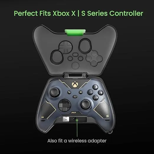 tomtoc Protective Case for Xbox Series X/S Controller, Hard Shell Joystick Protector for Microsoft Xbox Core Wireless Controller Remote, Dust-Resistant, Anti-scratch, Shock-proof Protection Cover