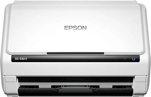 Epson DS-530 II Color Duplex Document Scanner for PC and Mac with Sheet-fed, Auto Document Feeder (ADF)