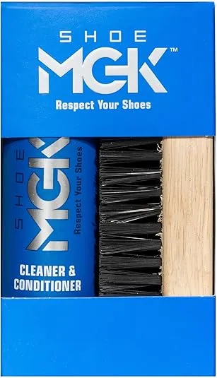 Shoe MGK Starter Shoe Cleaner Kit - Shoe Cleaner & Conditioner for All Shoes, Premium Shoe Brush