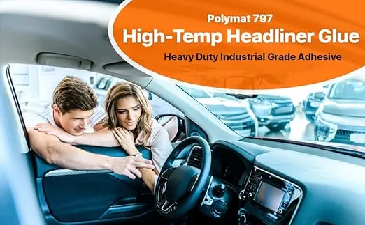 Polymat 797x Hi Temp Spray Adhesive Can high Temperature Headliner Glue 220F (1)