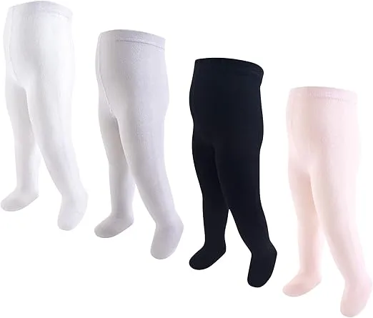 Touched by Nature Baby and Toddler Girl Organic Cotton Tights