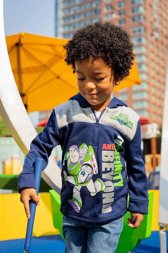 Disney Fleece Half Zip Hoodie Infant to Big Kid Sizes (12 Months - 18-20)