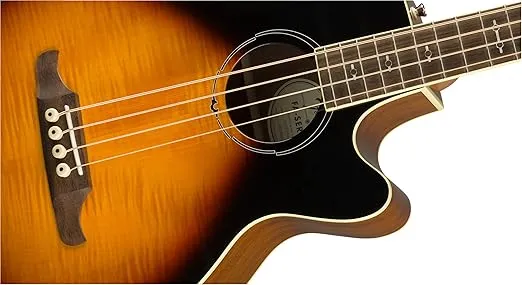 Fender FA-450CE Acoustic Bass, with 2-Year Warranty Sunburst, Laurel Fingerboard