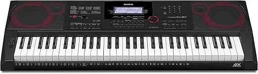 Casio CT-X3000 61-Key Keyboard Bundle with Adjustable Stand, Bench, Sustain Pedal, Online Lessons, Instructional DVD, and Austin Bazaar Polishing Cloth