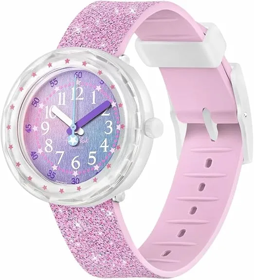 Flik Flak PEARLAXUS Unisex Kids Watch (Model: ZFCSP107), pink