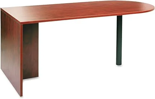 Alera ALE Valencia Series D Top Desk, 71w x 35 1/2d x 29 5/8h, Medium Cherry