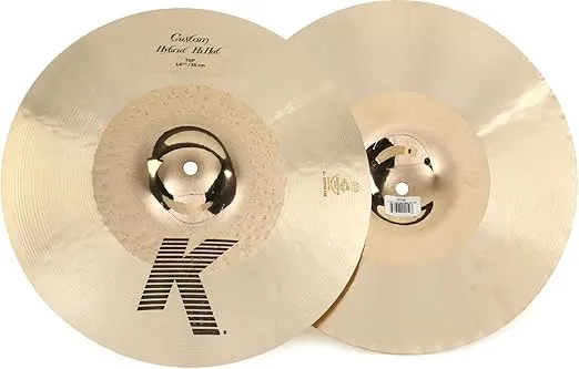 Avedis Zildjian Company K Custom Hybrid Hi-Hat Cymbals - 14.25 Inches