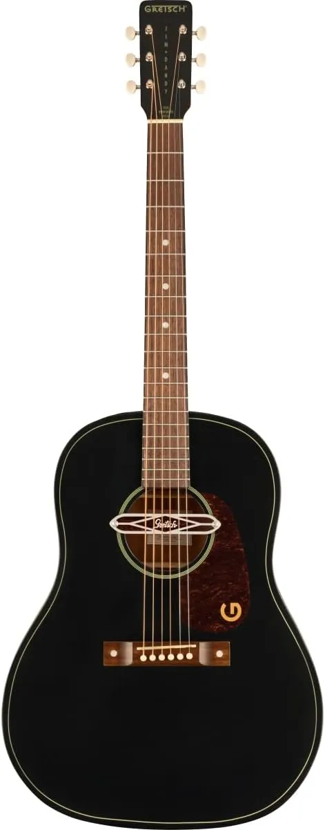 Gretsch Jim Dandy Deltoluxe Dreadnought Acoustic-electric Guitar - Black