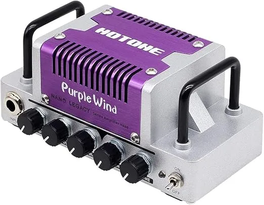 Hotone Nano Legacy Purple Wind 5-Watt Compact Guitar Amp Head with 3-Band EQ