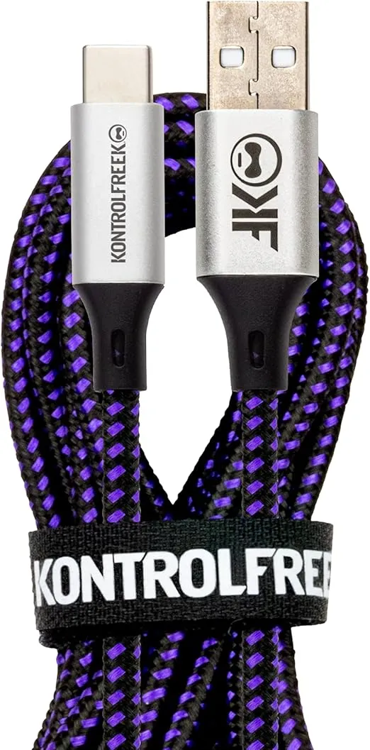 KontrolFreek USB Type-A to USB Type-C 12ft (3.6m) Ultra-Strong Cable, USB A-C Charger Cord Compatible with PlayStation 5, Xbox Series X|S, Nintendo Switch, S10/S10e/S9/S8, Note 10 9 8, Plus/S8+