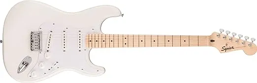 Squier 6 String Solid-Body Electric Guitar, Right, Arctic White (0373252580)