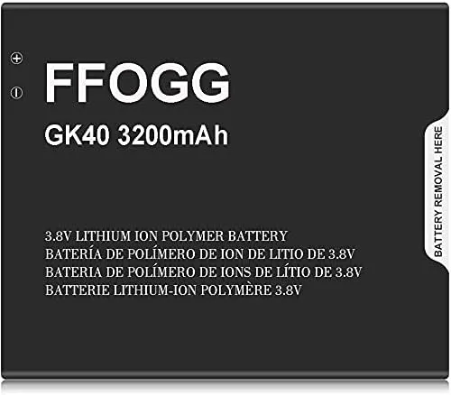 GK40 Battery for Motorola Higher Capacity 3200mAh Replacement Batter for Moto E3, Moto E4, Moto G4 Play XT1607, Moto G5 XT1601, XT1603, XT1675