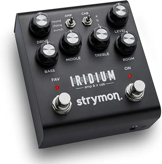 Strymon Iridium Amp and IR Cab Simulator Guitar Pedal for Electric and Acoustic Guitar, Synths and Keyboards​​