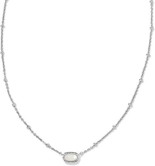 Kendra Scott Mini Elisa 14k Gold-Plated Satellite Short Pendant Necklace, Fashion Jewelry for Women