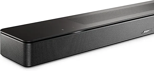 Bose New Smart Dolby Atmos Soundbar, Bluetooth Soundbar Speaker with Voice Control and Amazon Alexa Built-in, Works with Google Assistant Capabilities, Black