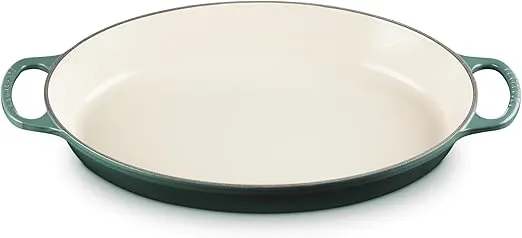 Le Creuset Enameled Cast Iron Signature Oval Baker, 3 qt., Artichaut