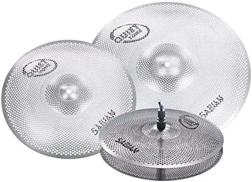 SABIAN Quiet Tone Practice Cymbals Set Qtpc502