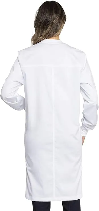 Cherokee Professional Lab Coat for Men and Women with Snap Front Closure WW350AB