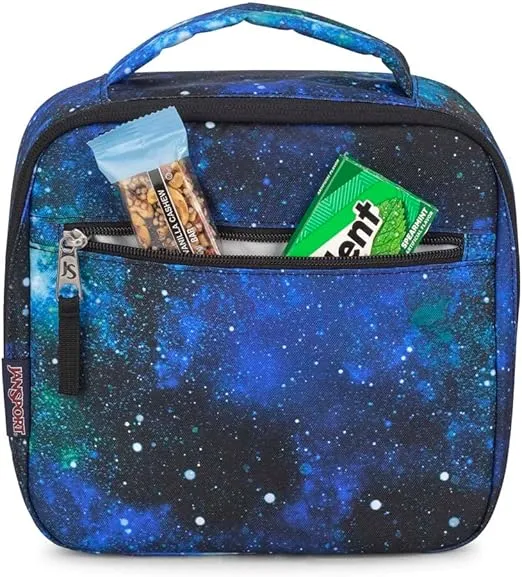 JanSport Lunch Break Insulated Cooler Bag - Leakproof Picnic Tote, Cyberspace Galaxy