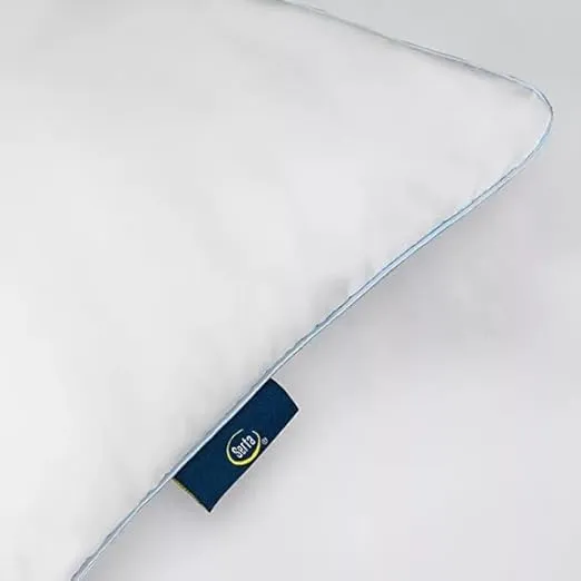 Serta Perfect Sleeper Comfy Sleep Eco-Friendly Bed Pillow, 2 Pack, Queen Size