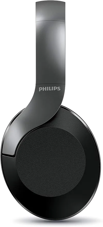 PHILIPS PH805 Active Noise Canceling (ANC) Over Ear Wireless Bluetooth Performance Headphones w/Hi-Res Audio, Comfort Fit and 30 Hours of Playtime (TAPH805BK)