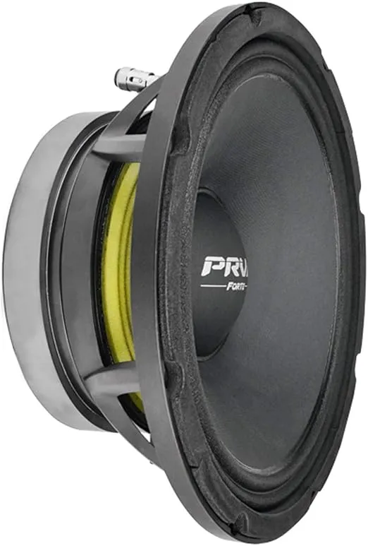 PRV AUDIO 10 inch Midbass Speaker 10MB800FT, 800 Watts Program Power, 8 Ohm, 2.5 in Voice Coil, 400 Watts RMS Pro Audio Mid Bass Loudspeaker (Single)