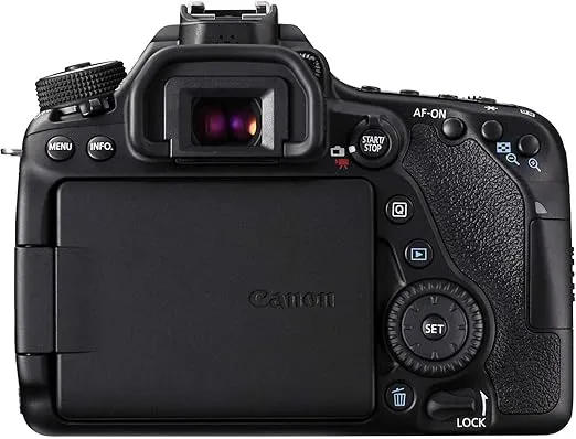 Canon Digital SLR Camera Body [EOS 80D] with 24.2 Megapixel (APS-C) CMOS Sensor and Dual Pixel CMOS AF - Black