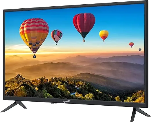 Supersonic SC-3210 31.5-Inch DLED HDTV with ATSC & NTSC, HDMI Input, USB Compatibility, 1080p Resolution, Dynamic Contrast, Wide Viewing Angle, Digital Noise Reduction, Rich Audio Options, Multi-Langu