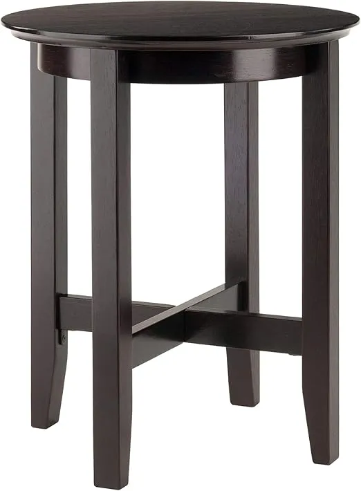 Winsome Wood Toby Occasional Table, Espresso 18.03 in x 18.03 in x 21.97 in