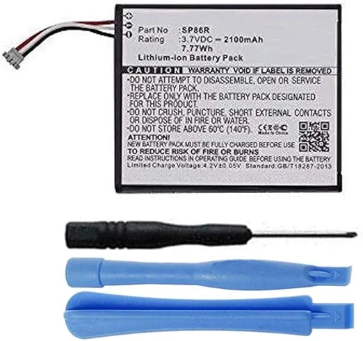 2100mAh SP86R Battery Replacement Compatible with Sony Playstation PS Vita PSV Slim PSV 2000, PCH-2000, PCH-2007