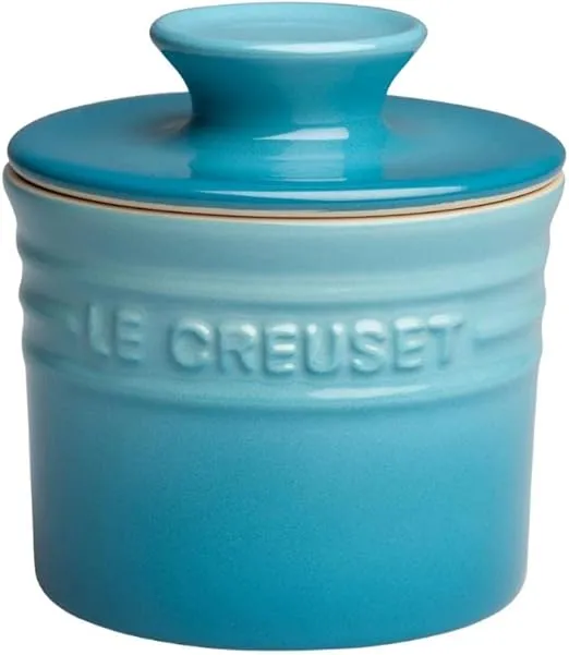 Le Creuset Stoneware Butter Crock, 6 oz., Caribbean