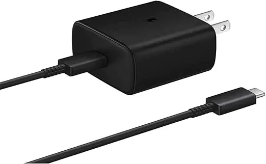 Samsung Official 45W USB-C Super Fast Charging Wall Charger (Black)