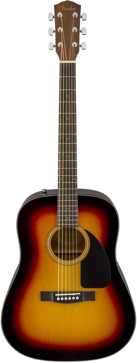 Fender CD-60 Dreadnought V3 Acoustic Guitar, with 2-Year Warranty, Sunburst, with Case