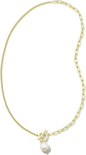 Kendra Scott Leighton Pearl Chain Necklace