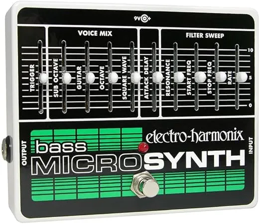 Electro-Harmonix Bass Micro Synthesizer Analog Microsynth Pedal