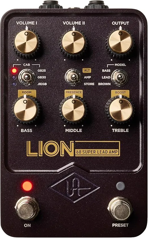 Universal Audio Lion 68 Super Lead Amp Pedal