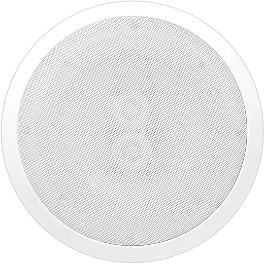 Pyle Home 8” Ceiling Wall Mount Speakers - 2-Way Weatherproof Full Range Woofer Speaker System Flush Design w/55Hz-22kHz Frequency Response 400 Watts Peak & Template for Easy Installation PWRC82