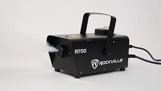 Rockville R700 Fog Machine w/Remote+Fluid Quick Heatup, Thick Fog